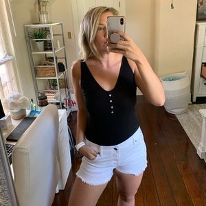 Express Black Bodysuit